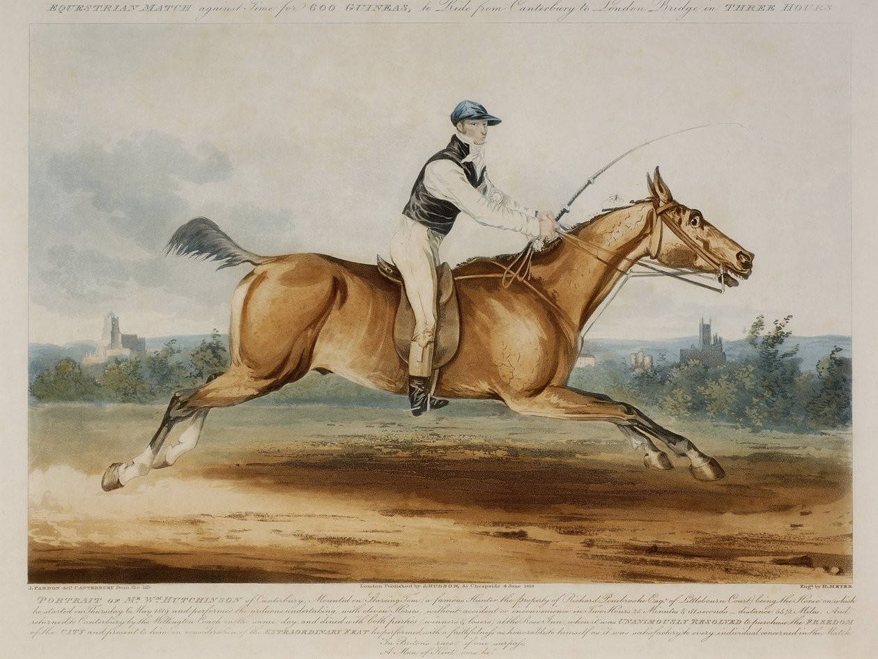 William Hutchinson úr portréja a „Stareing Tom”-on, H. Meyer metszetével alkotó: J. (after) Pardon