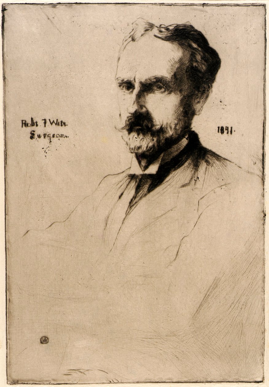 Dr. Robert F. Weir portréja alkotó: J. Alden Weir