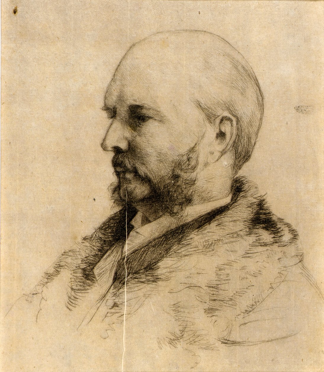 Robert Hoe portréja alkotó: J. Alden Weir