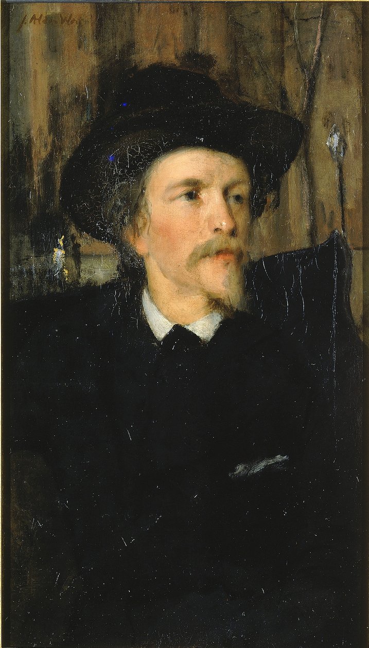 Wyatt Eaton portréja alkotó: J. Alden Weir