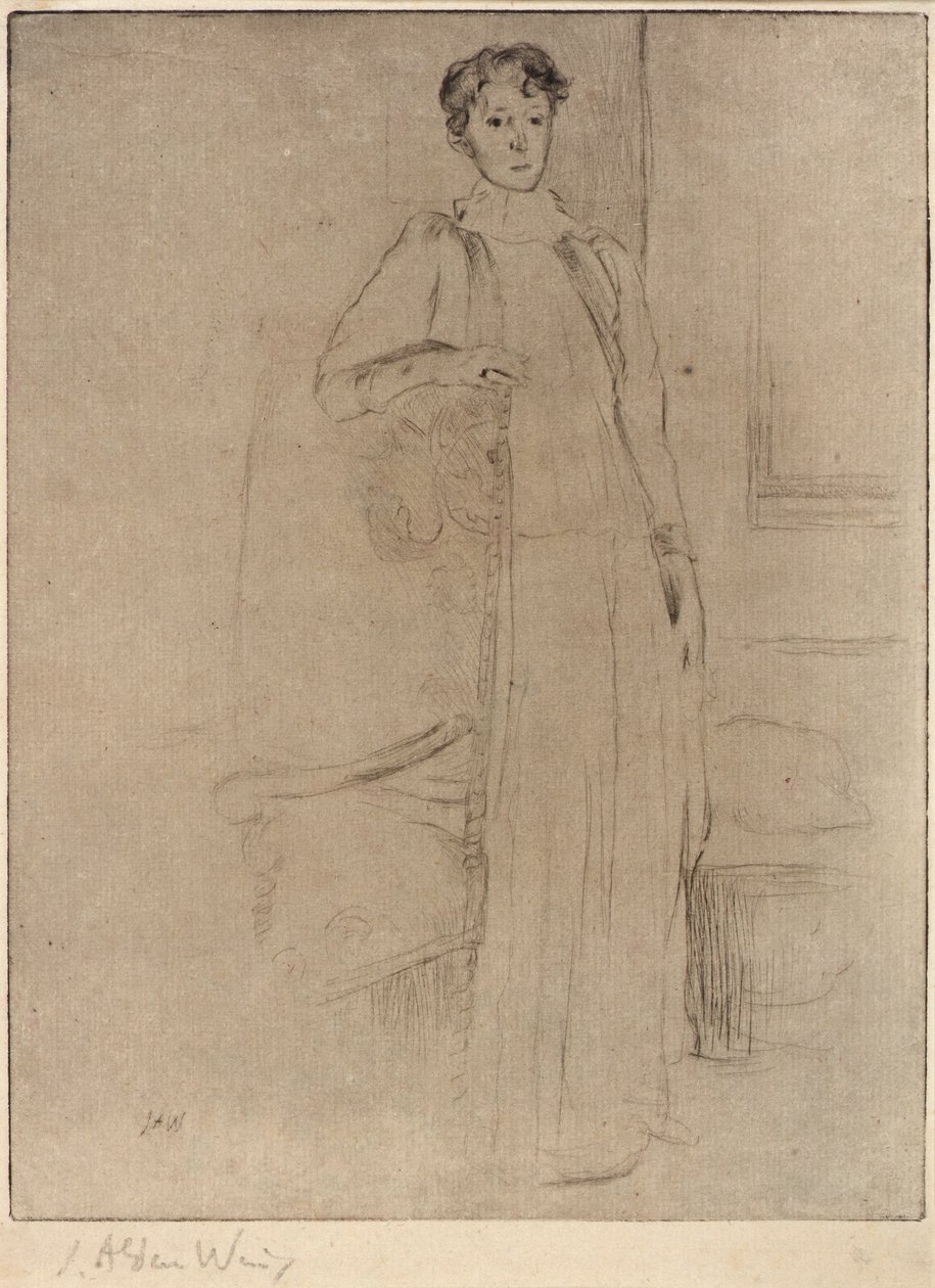 Álló ábra no. 1 alkotó: J. Alden Weir