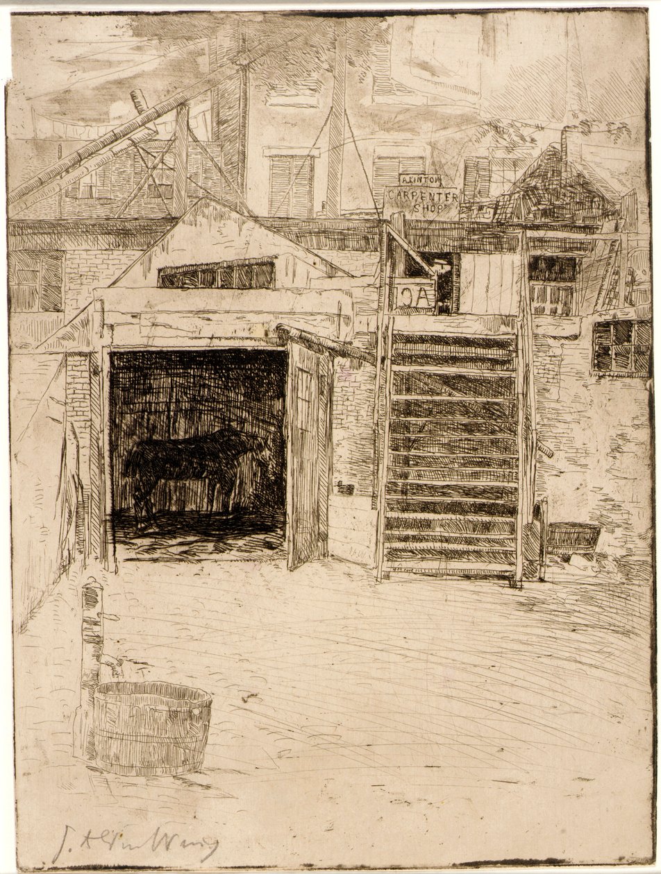 Az ácsműhely alkotó: J. Alden Weir