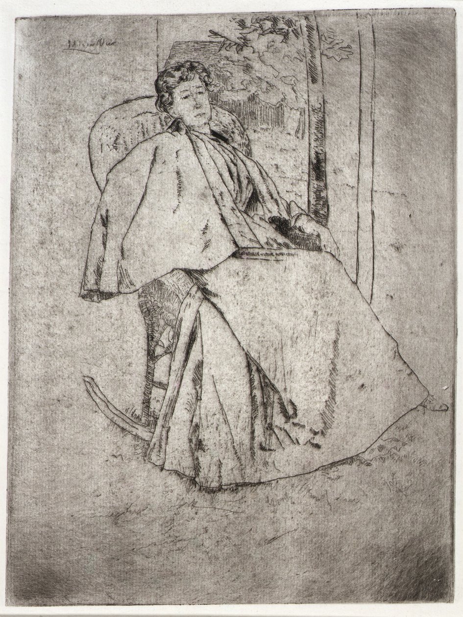 A hintaszék alkotó: J. Alden Weir
