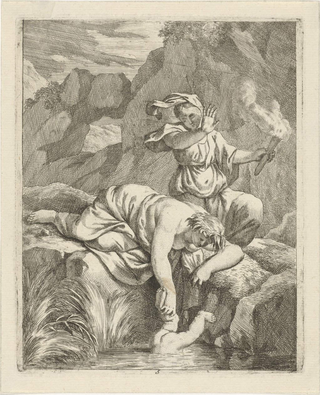 Thetis elmeríti Achilleust a Styxben Jelenetek Akhilleusz életéből (sorozat címe) Vitam et mortem achilli (sorozat címe) alkotó: J. Alexander Janssens