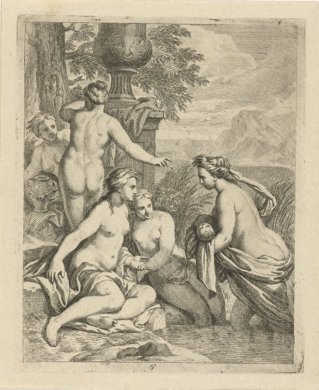 Thetis visszatér vízi nimfáihoz Jelenetek Akhilleusz életéből (sorozat címe) Vitam et mortem achilli (sorozat címe) alkotó: J. Alexander Janssens