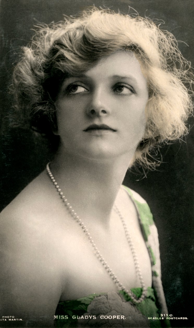 Gladys Cooper 1888-1971, angol színésznő, 20. század eleje. alkotó: J. Beagles and Co.