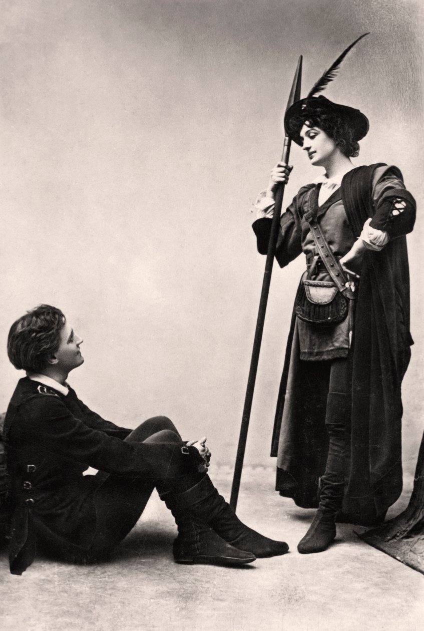 Lilian Braithwaite 1873-1948 és Henry Ainley 1875-1945, 1907. alkotó: J. Beagles and Co.