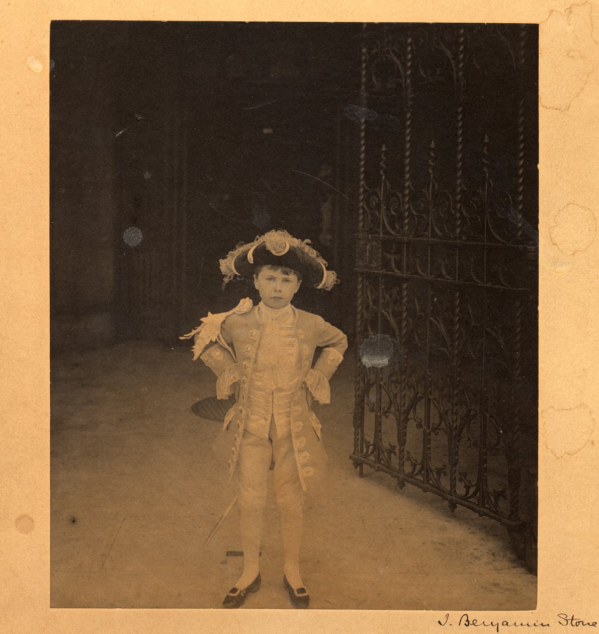 Edward Cavendish oldalként VII. Edward koronázásán alkotó: J. Benjamin Stone
