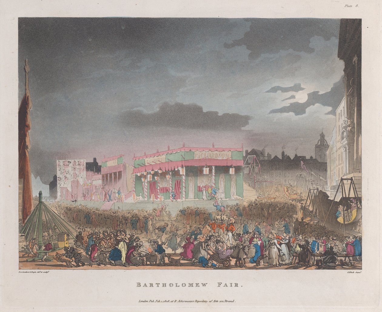 Bartholomew-vásár, 1808. február 1., 1808. február 1. alkotó: J. Bluck