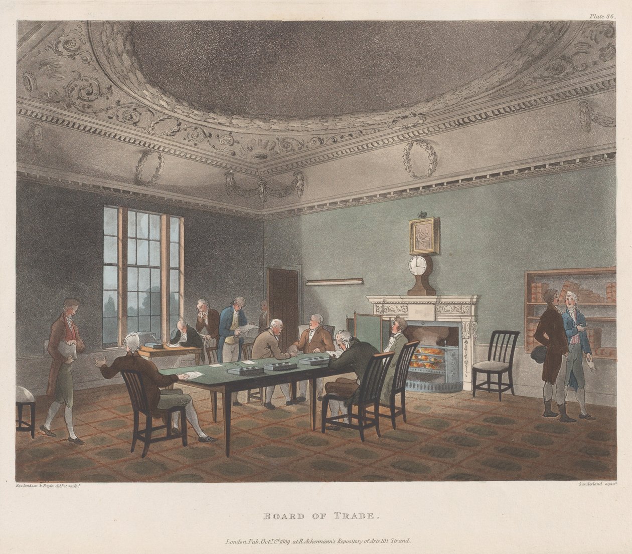 Kereskedelmi Tanács, 1809. október 1., 1809. október 1. alkotó: J. Bluck