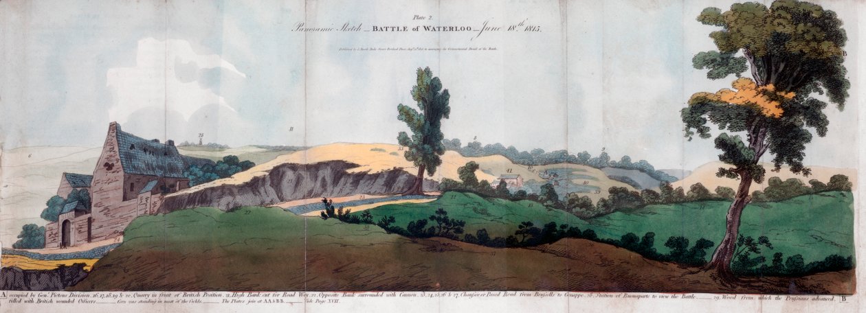 Waterloo-i csata, 1815-1816. alkotó: J Booth