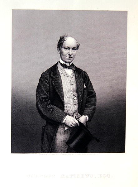 Charles Matthews, a The Drawing-Room Portré Gallery of Eminent Personages című filmből alkotó: J. and C. (after) Watkins