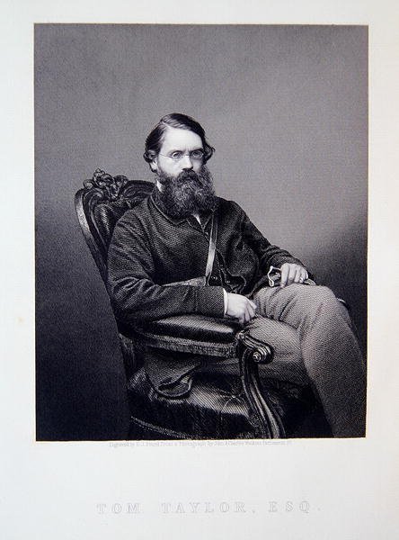 Tom Taylor, a The Drawing-Room Portré Gallery of Eminent Personages című filmből alkotó: J. and C. (after) Watkins