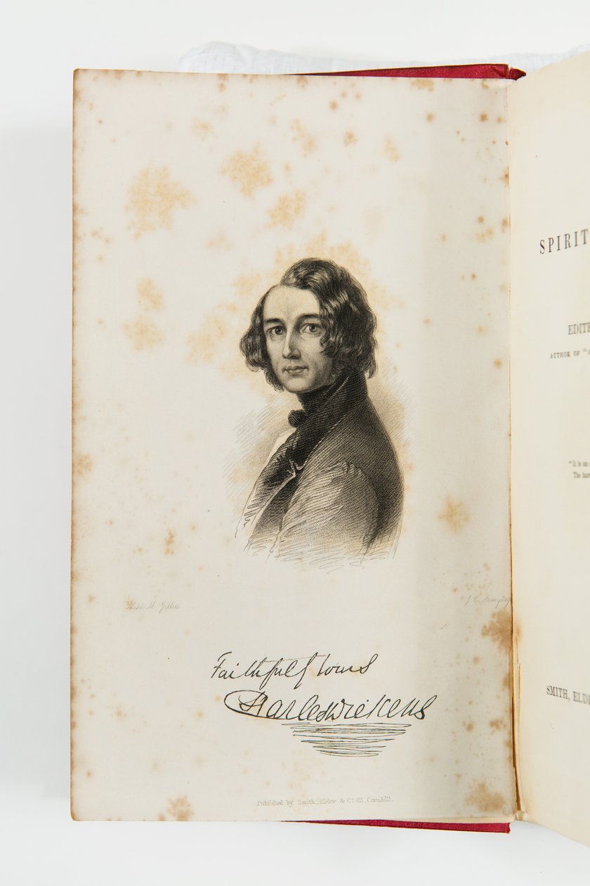 Charles Dickens metszet a kor új szellemében 1844 (metszet) alkotó: J. C. Armytage