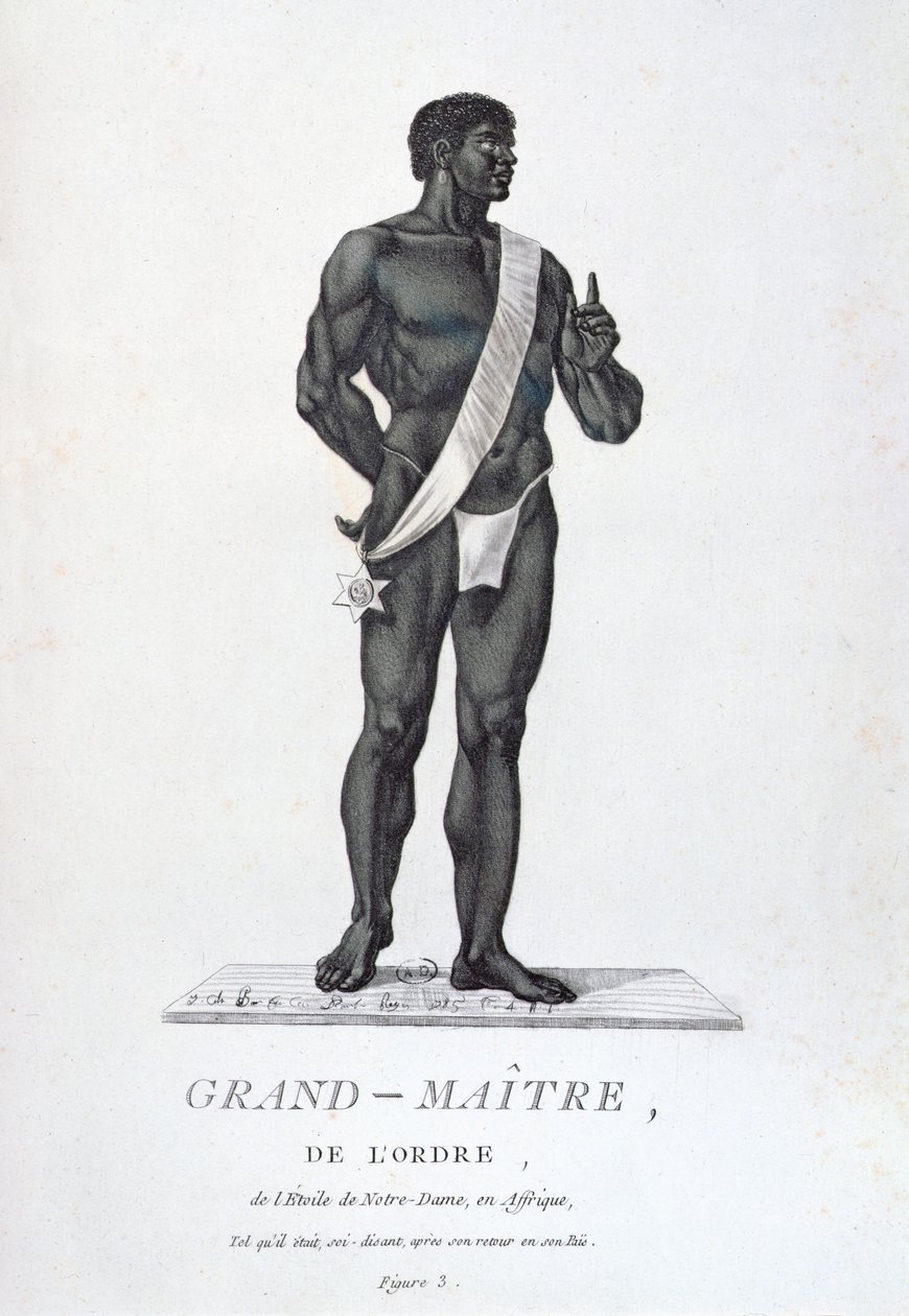 A Notre-Dame Csillaga Rend nagymestere országa jelmezében, az 1785-ben megjelent „Recueil de Tous Les Costumes des Orders Religieux et Militaires” c. alkotó: J. C. Bar