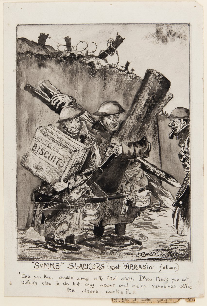 "Somme Slackers (a legtöbb Arrasin fickó)" alkotó: J. Capstick