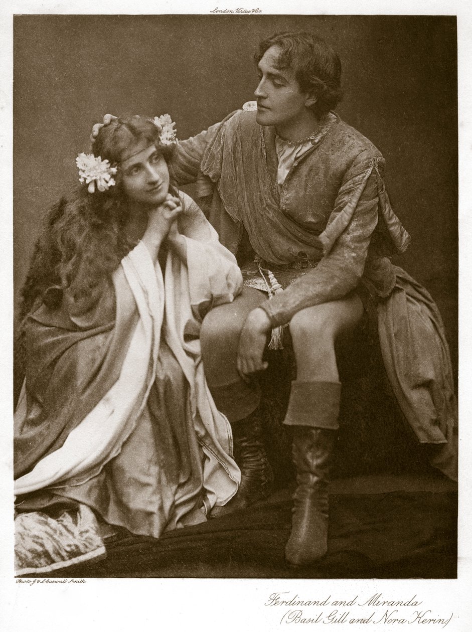 „Ferdinand és Miranda”, 1900. alkotó: J Caswall Smith