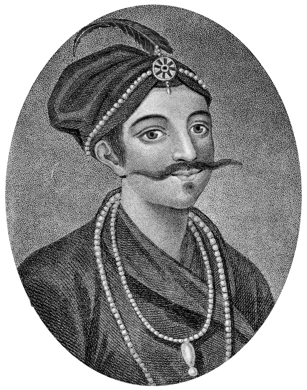 A manchoo tatár faj kínai hercege, 1801. alkotó: J. Chapman