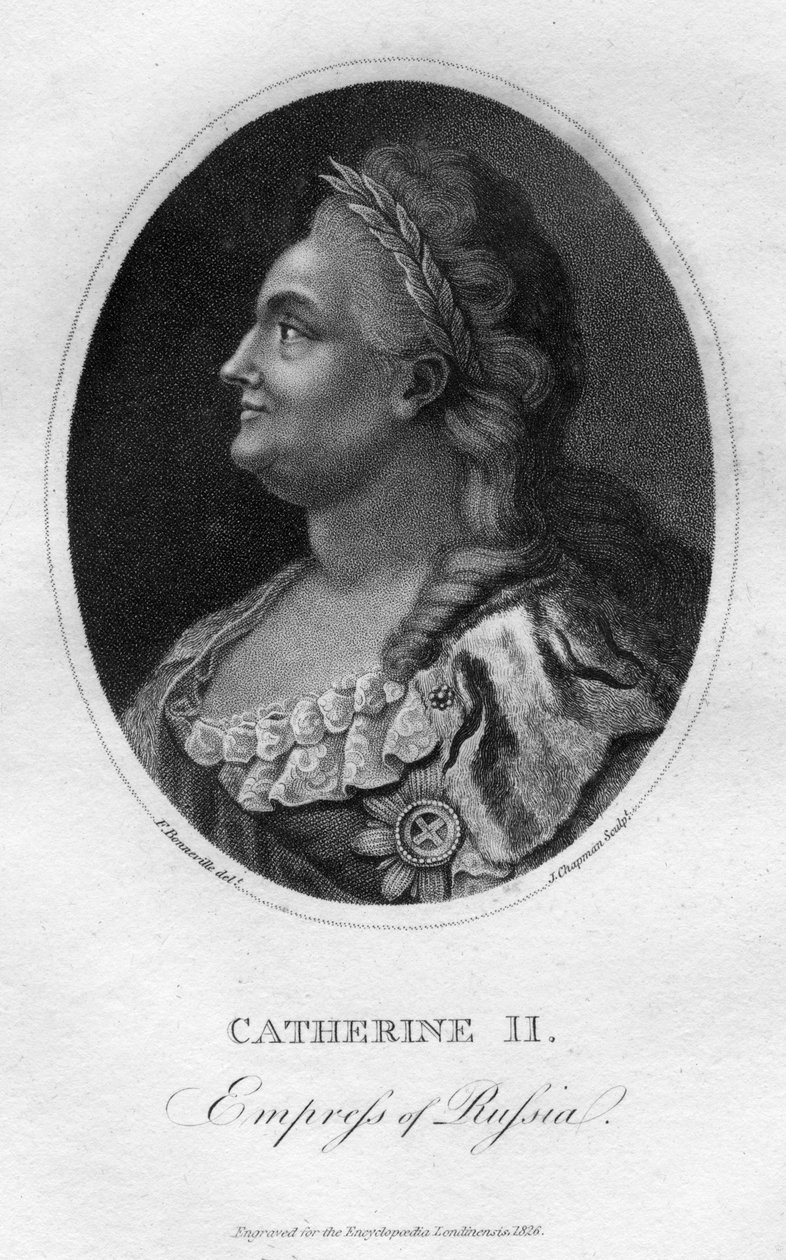 Nagy Katalin, Oroszország császárnéja, 1826. alkotó: J. Chapman