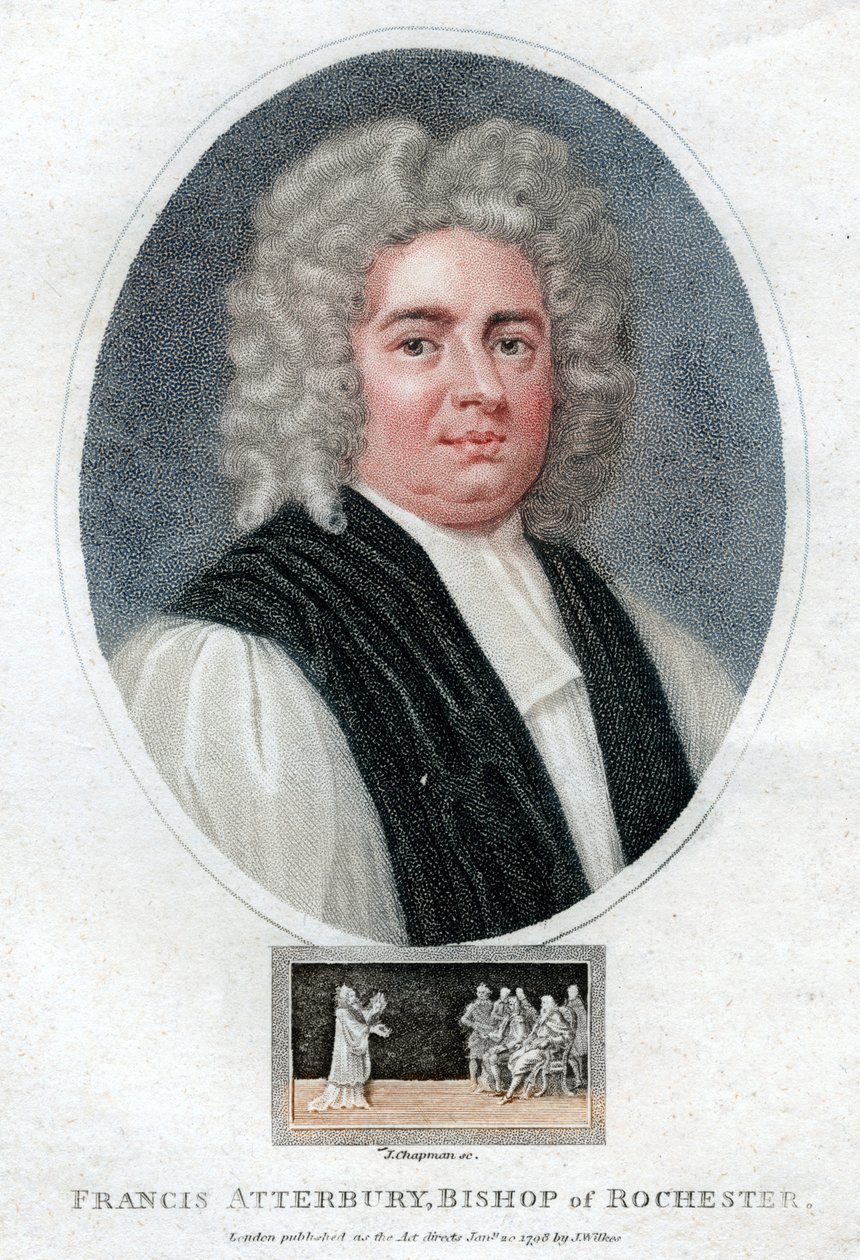 Francis Atterbury angol író, politikus és püspök, 1798. alkotó: J. Chapman