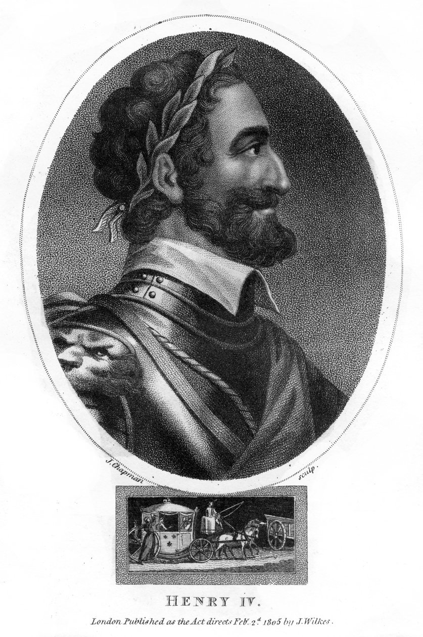 IV. Henrik francia király, 1805. alkotó: J. Chapman