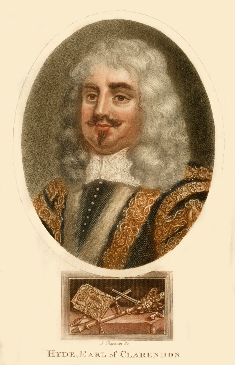 Hyde, Clarendon grófja, 17. század közepe, 1810. alkotó: J. Chapman