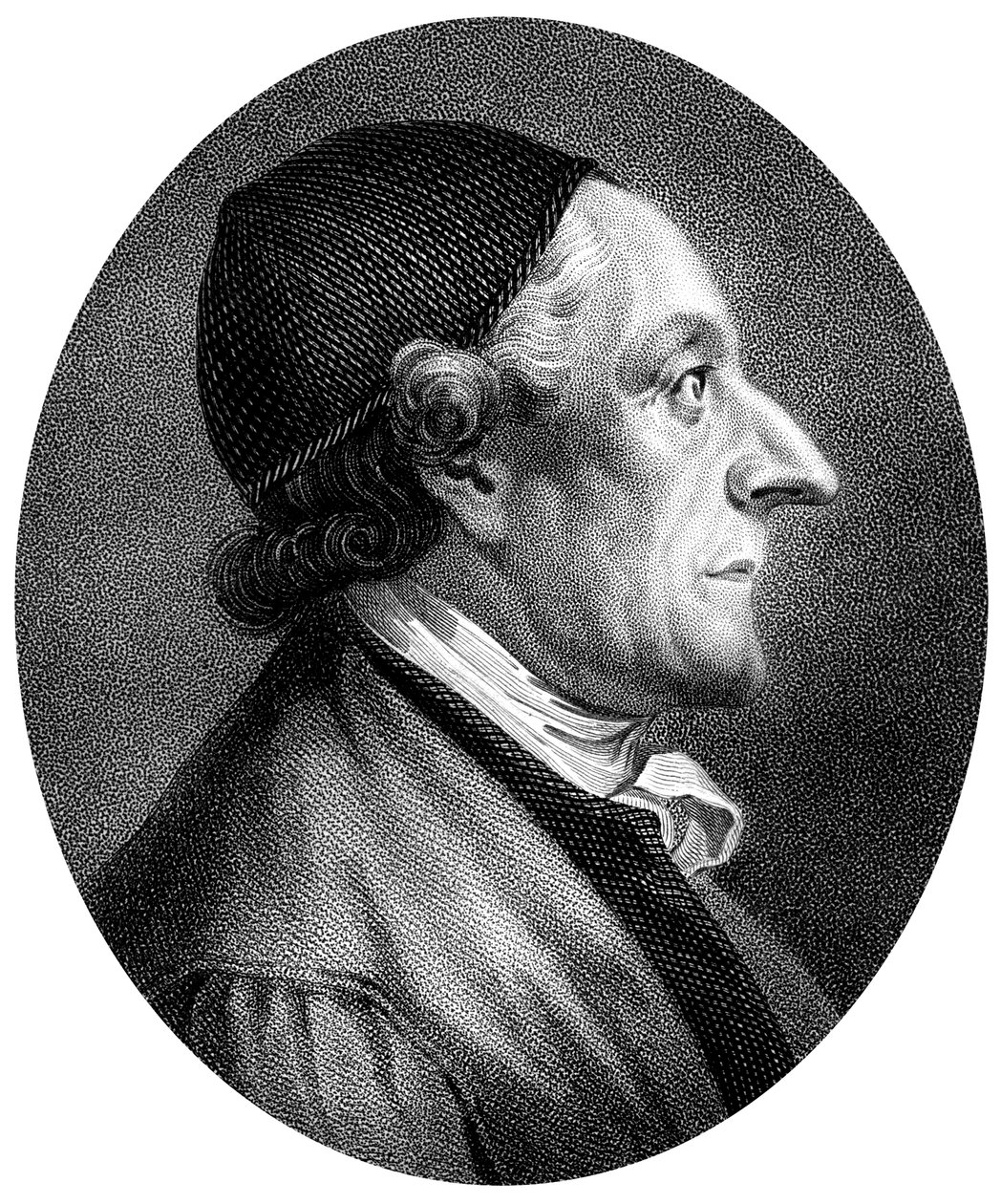 Johann Kaspar Lavater svájci fiziognómus és teológus, 1813. alkotó: J. Chapman