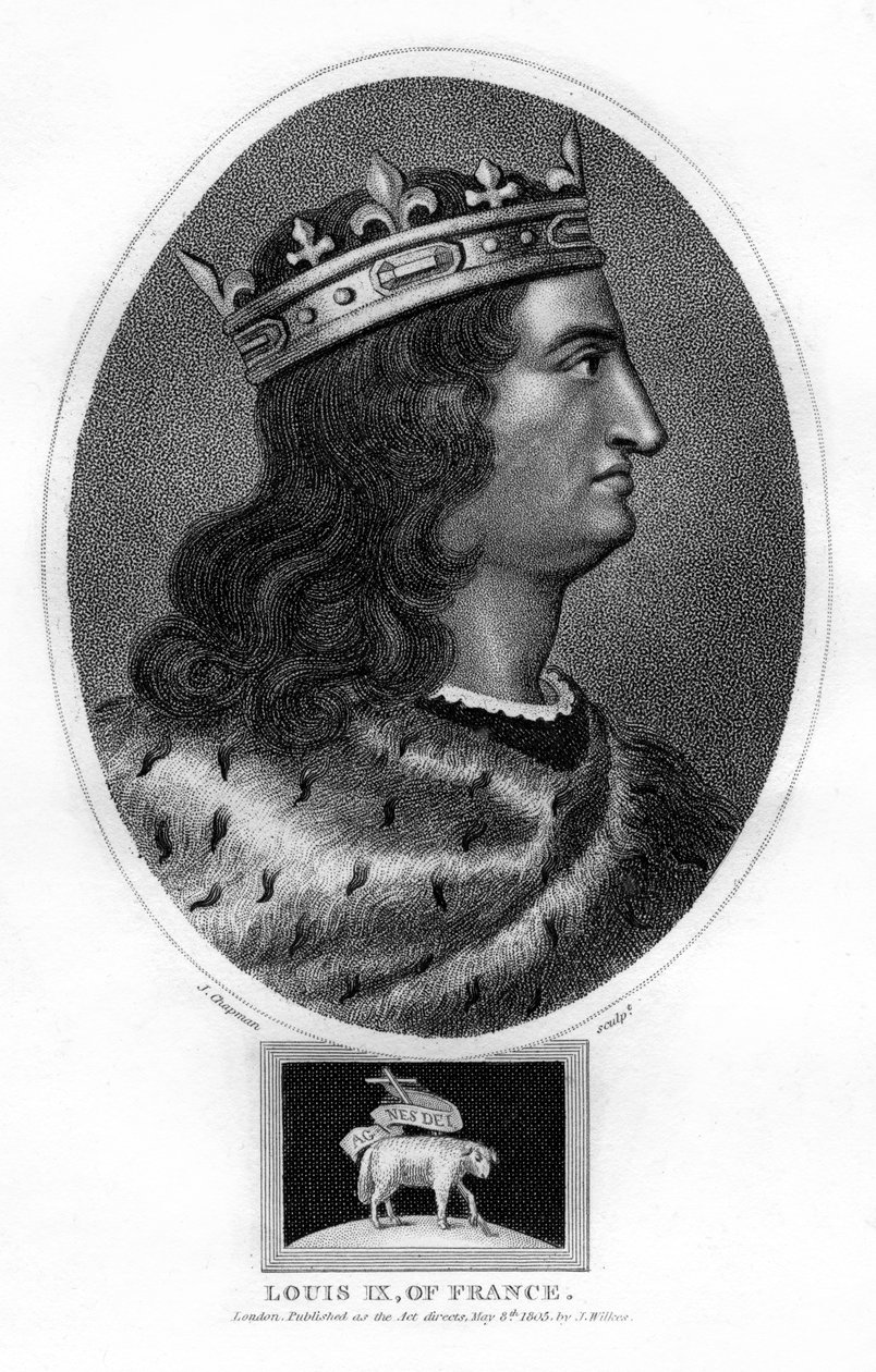 IX. Lajos francia király, 1805. alkotó: J. Chapman