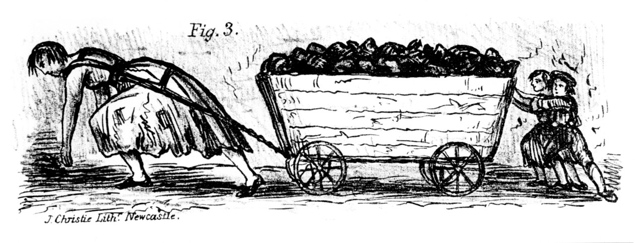 Női és gyermekszéndobó, Közép- és Kelet-Lothian, Skócia, 1848 alkotó: J. Christie