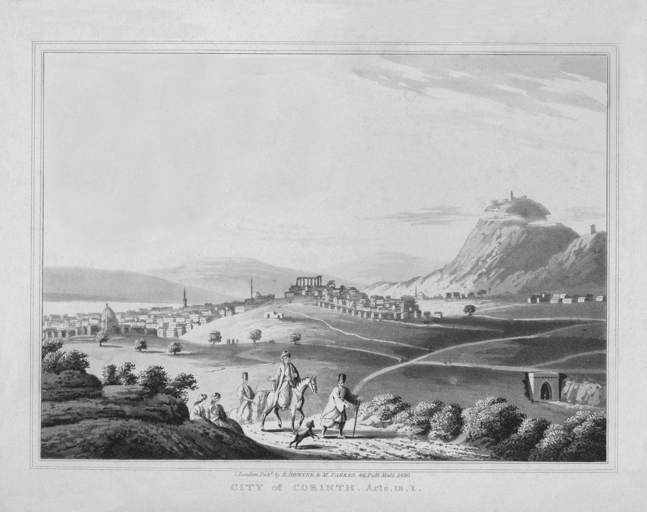 Korinthosz városa. csel. 1830. 18.1 alkotó: J. Clarke