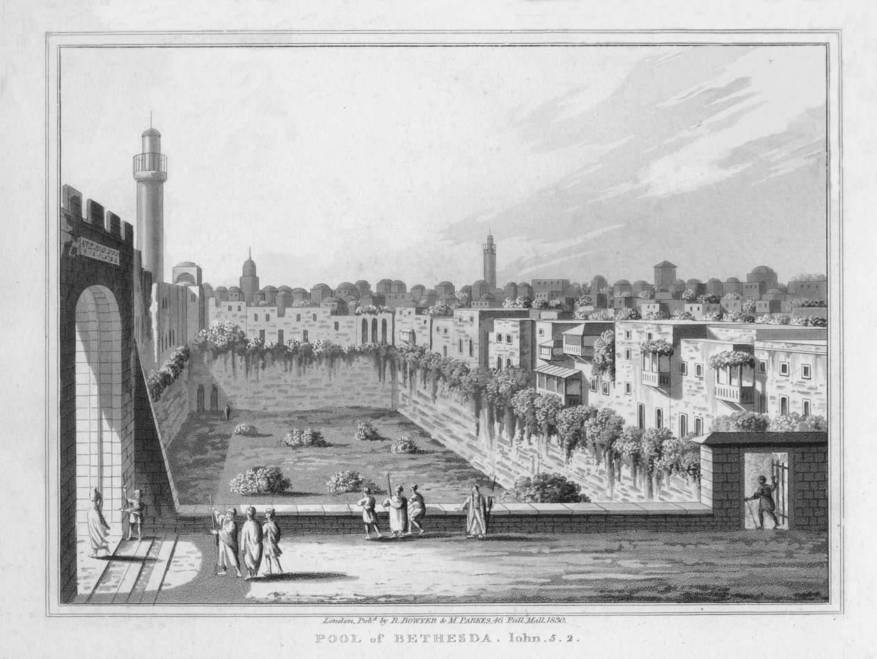 Bethesda medencéje. János. 1830. 5. 2 alkotó: J. Clarke