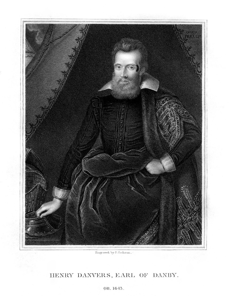 Henry Danvers, Danby grófja, 1828. alkotó: J. Cochran