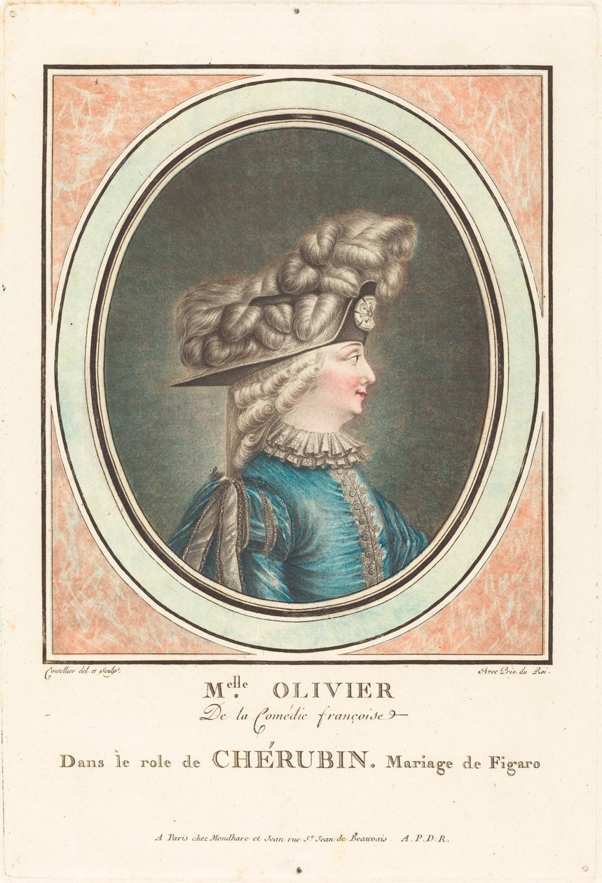 Olivier kisasszony alkotó: J. Coutellier