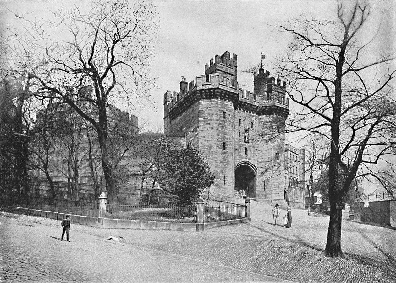 Lancaster kastély: John of Gaunts Tower, 1896 alkotó: J. Davis