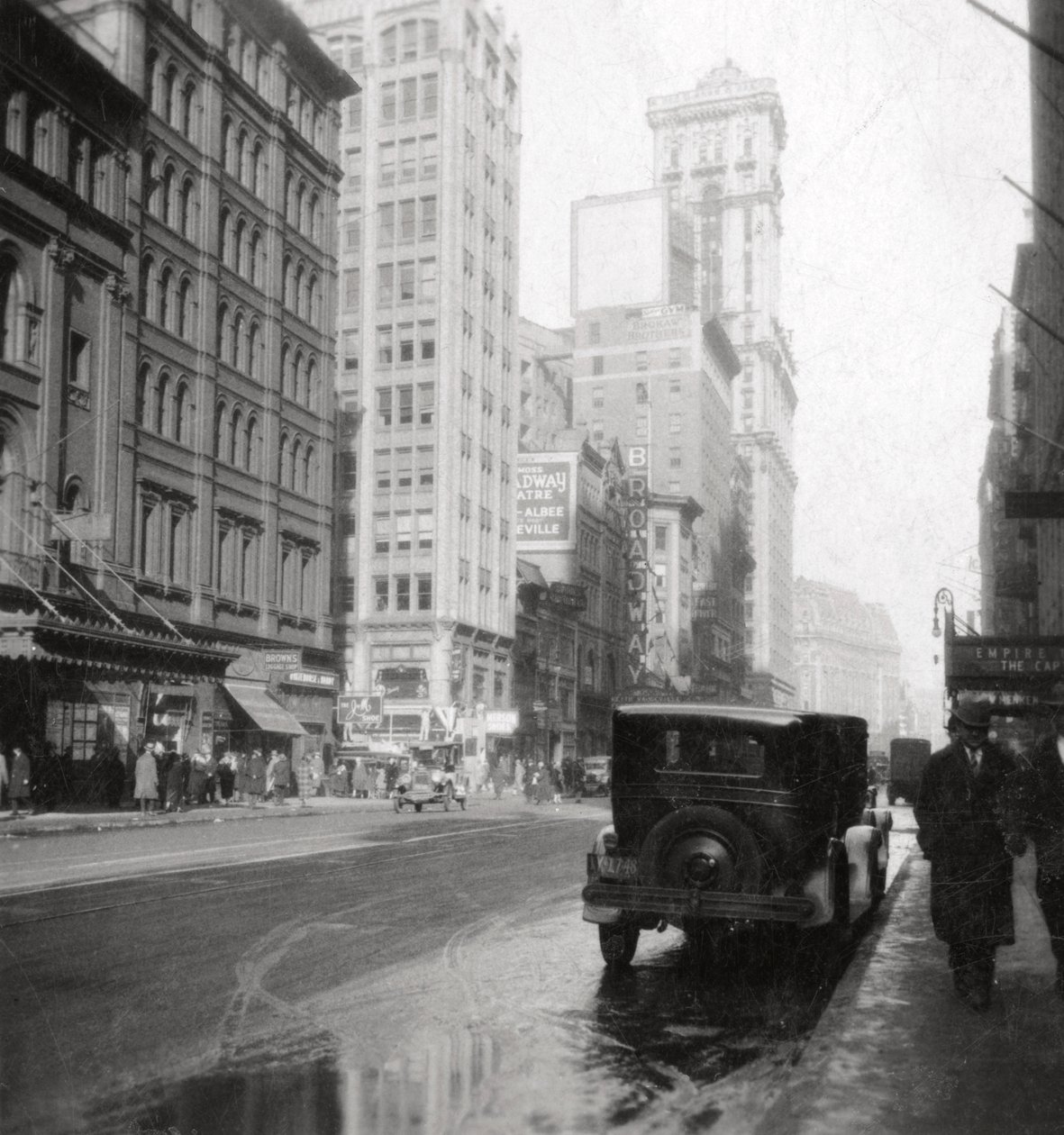 Broadway és a Times Building, New York City, USA, XX. század alkotó: J. Dearden Holmes