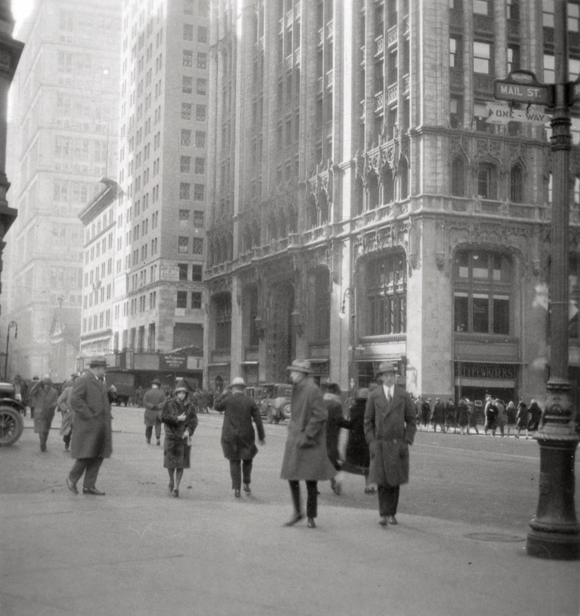Lower Broadway, New York City, USA, XX. század alkotó: J. Dearden Holmes