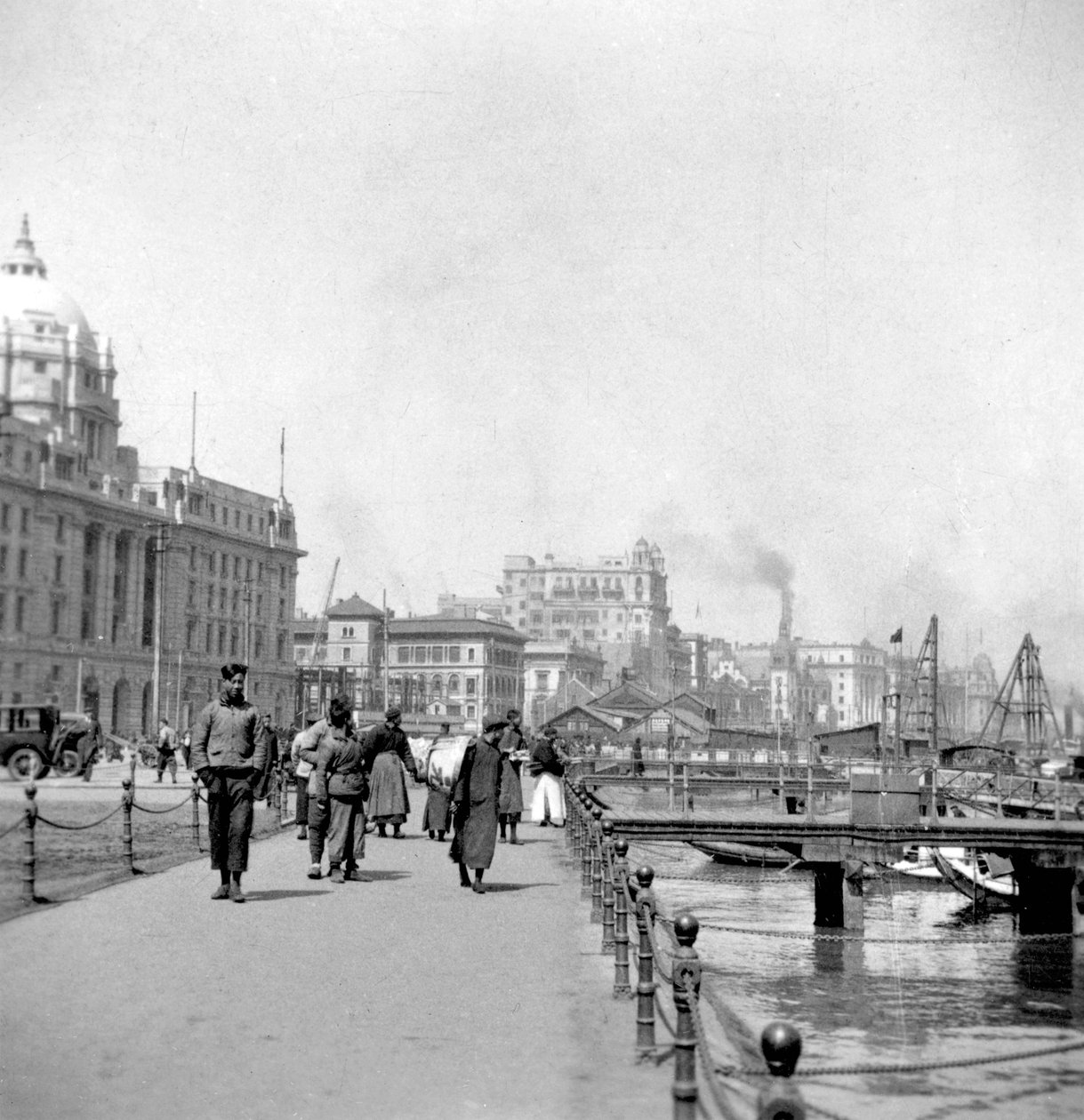 A Bund, Sanghaj, Kína, XX. század eleje. alkotó: J. Dearden Holmes