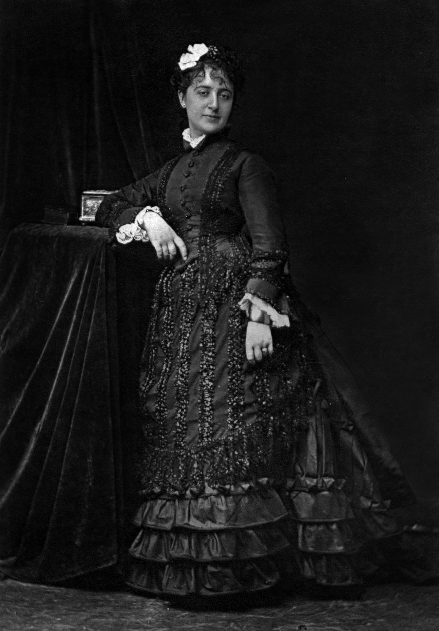 Zina Dalti, francia operaénekesnő alkotó: J. E. Tourtin