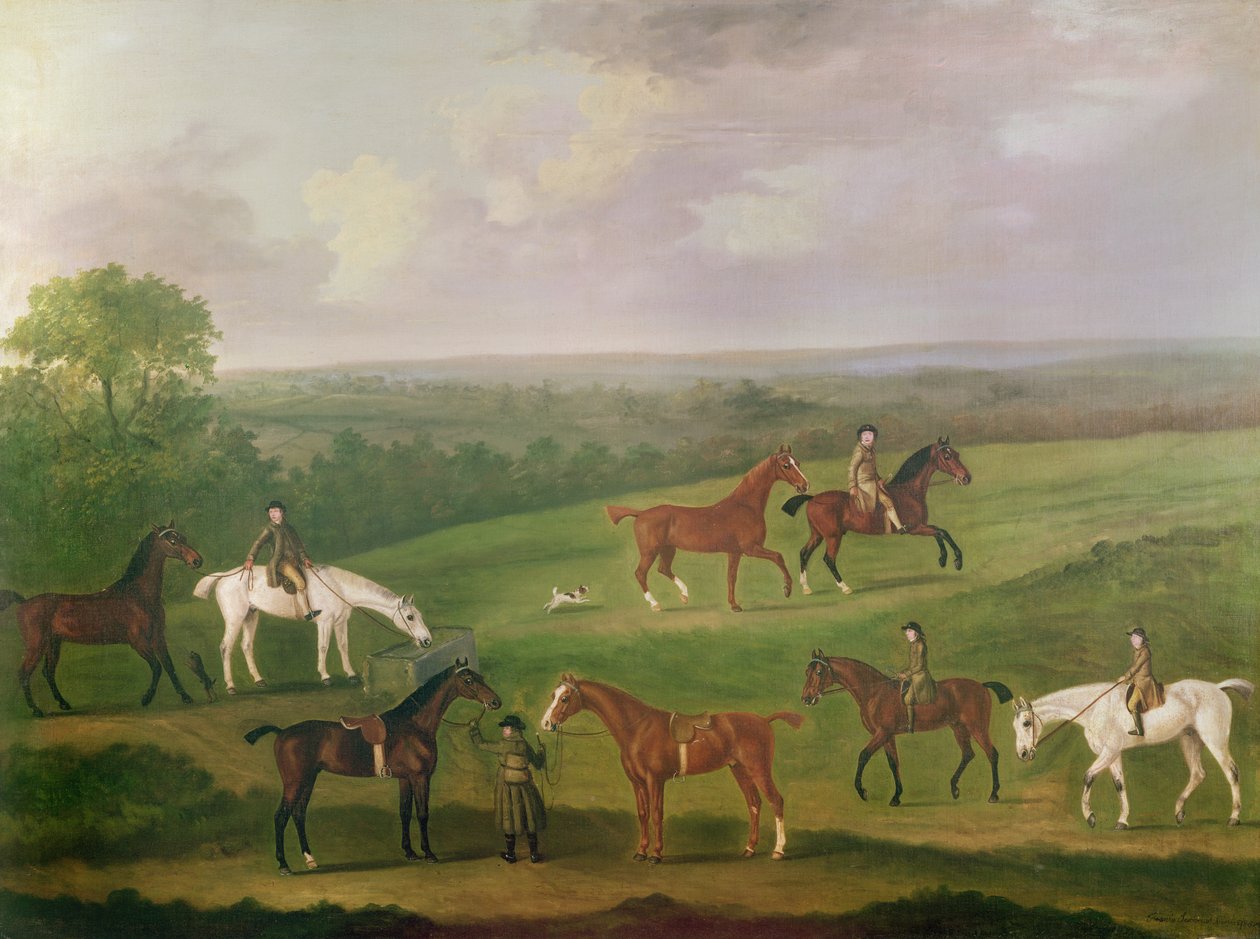Lovak gyakorlaton alkotó: J. Francis Sartorius