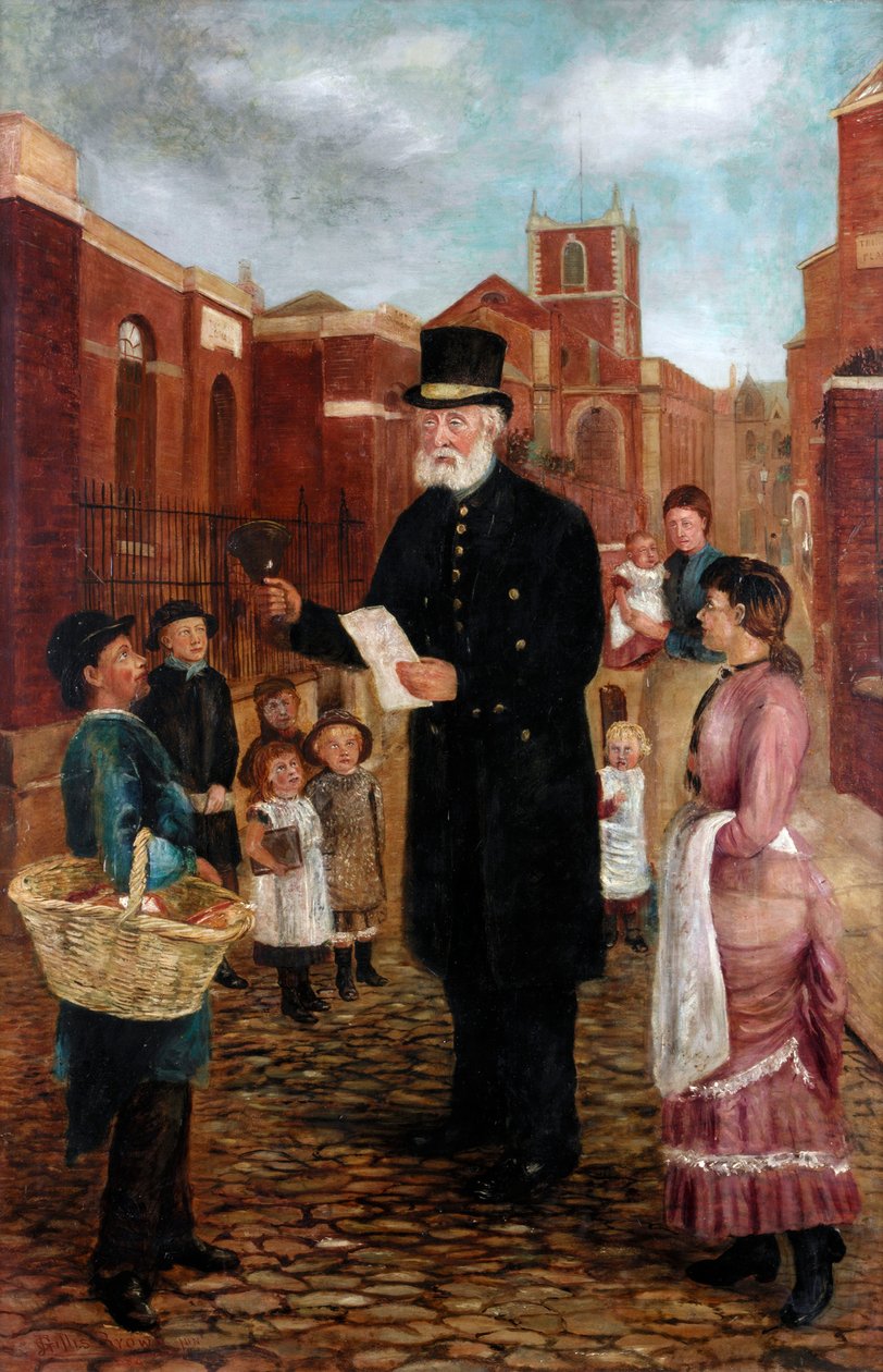 Tommy Sanderson, Town Crier, 1884 alkotó: J. Gillis Brown
