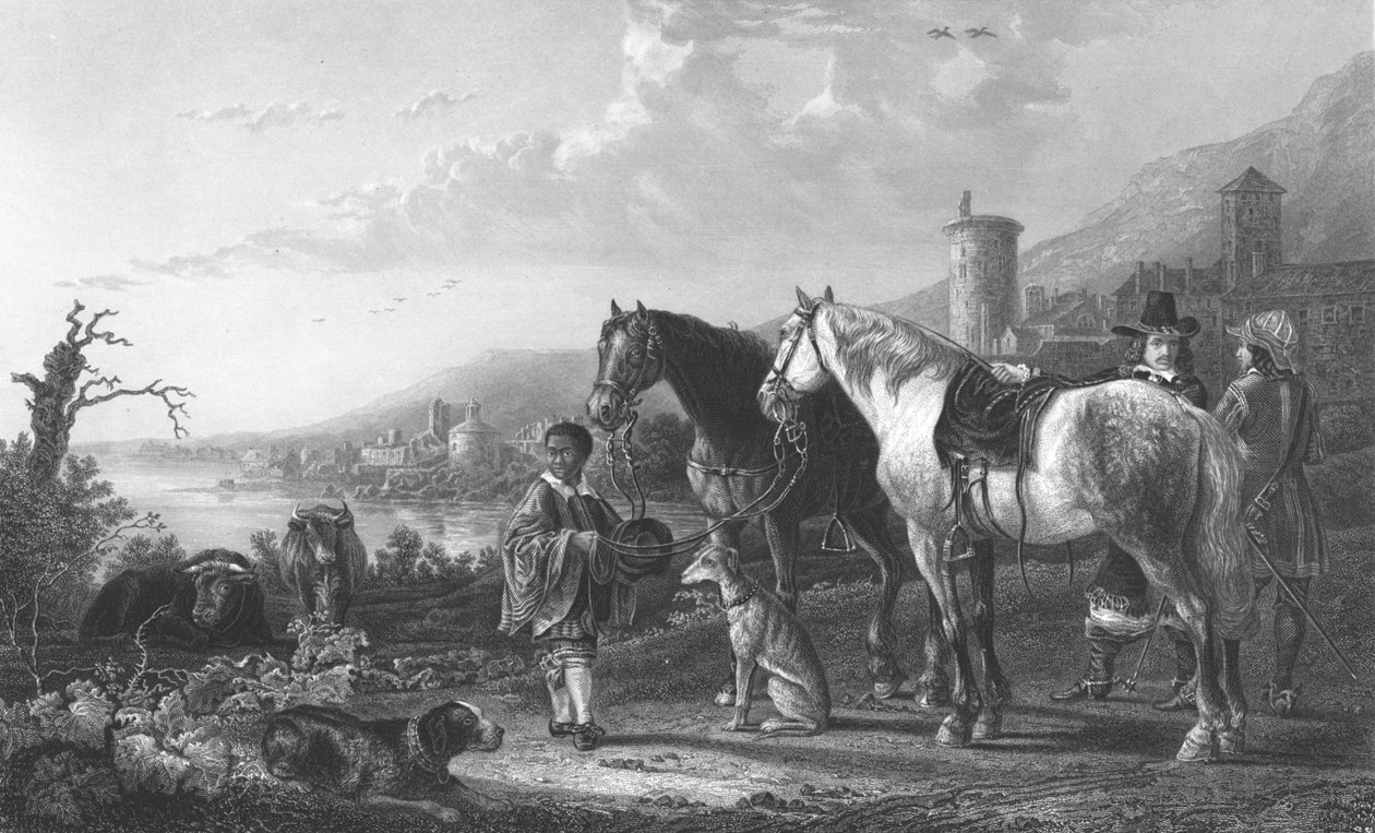 The Slave-Page, c1854. alkotó: J. Godfrey