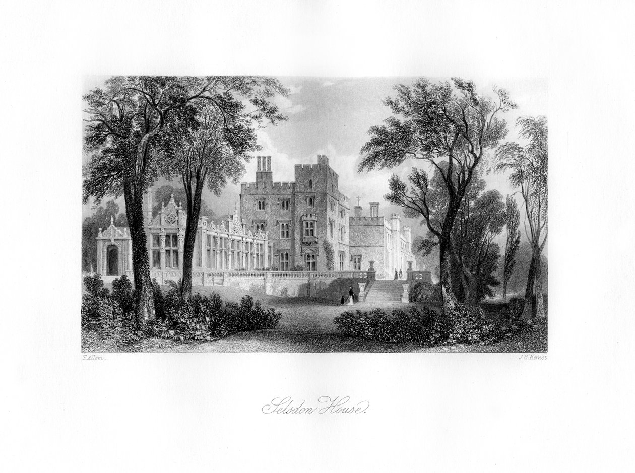 Selsdon-ház, 19. század. alkotó: J. H. Kernot