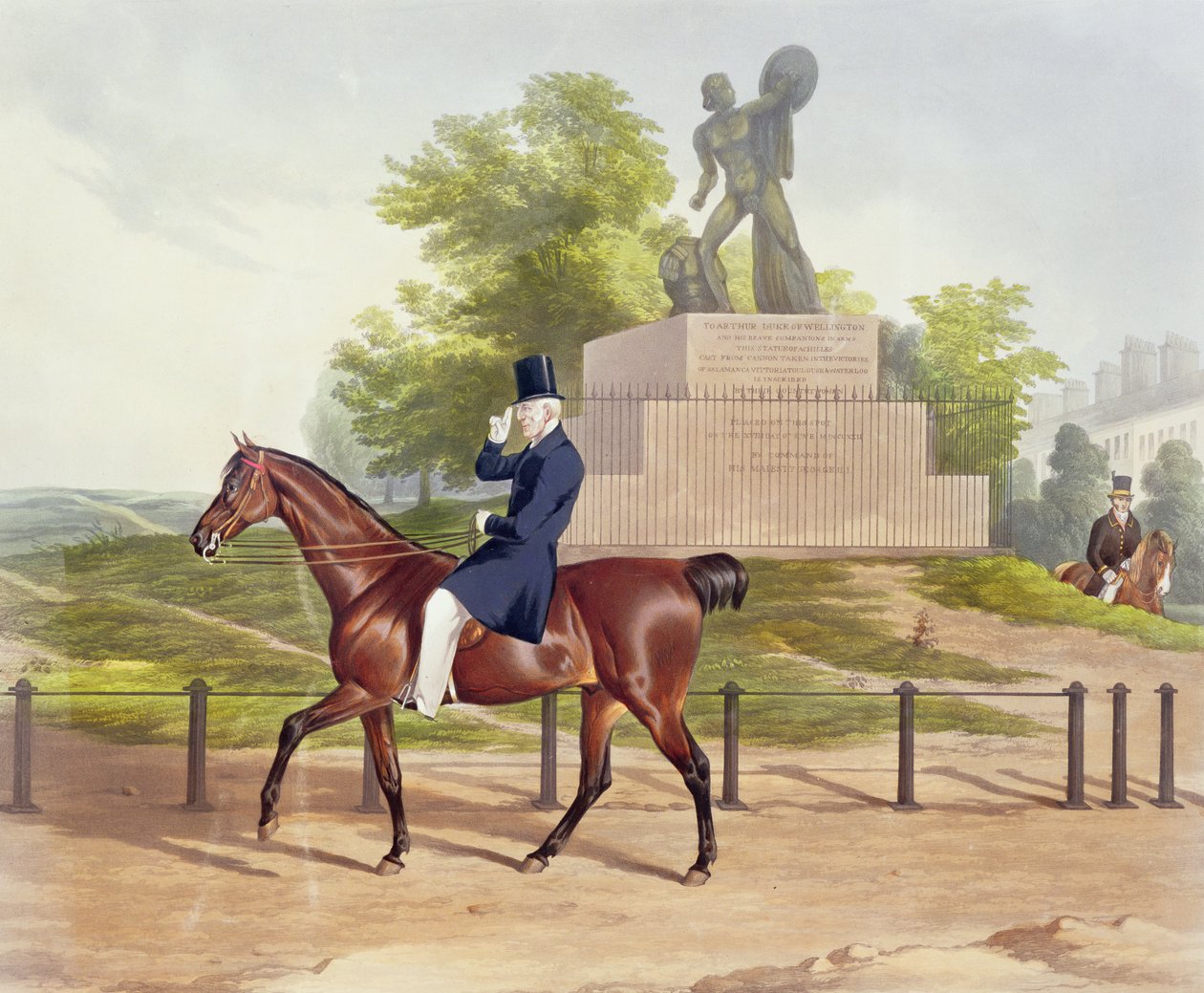 Kilátás a Hyde Parkban, J. Wilson metszet, 1852 alkotó: J. Harrison