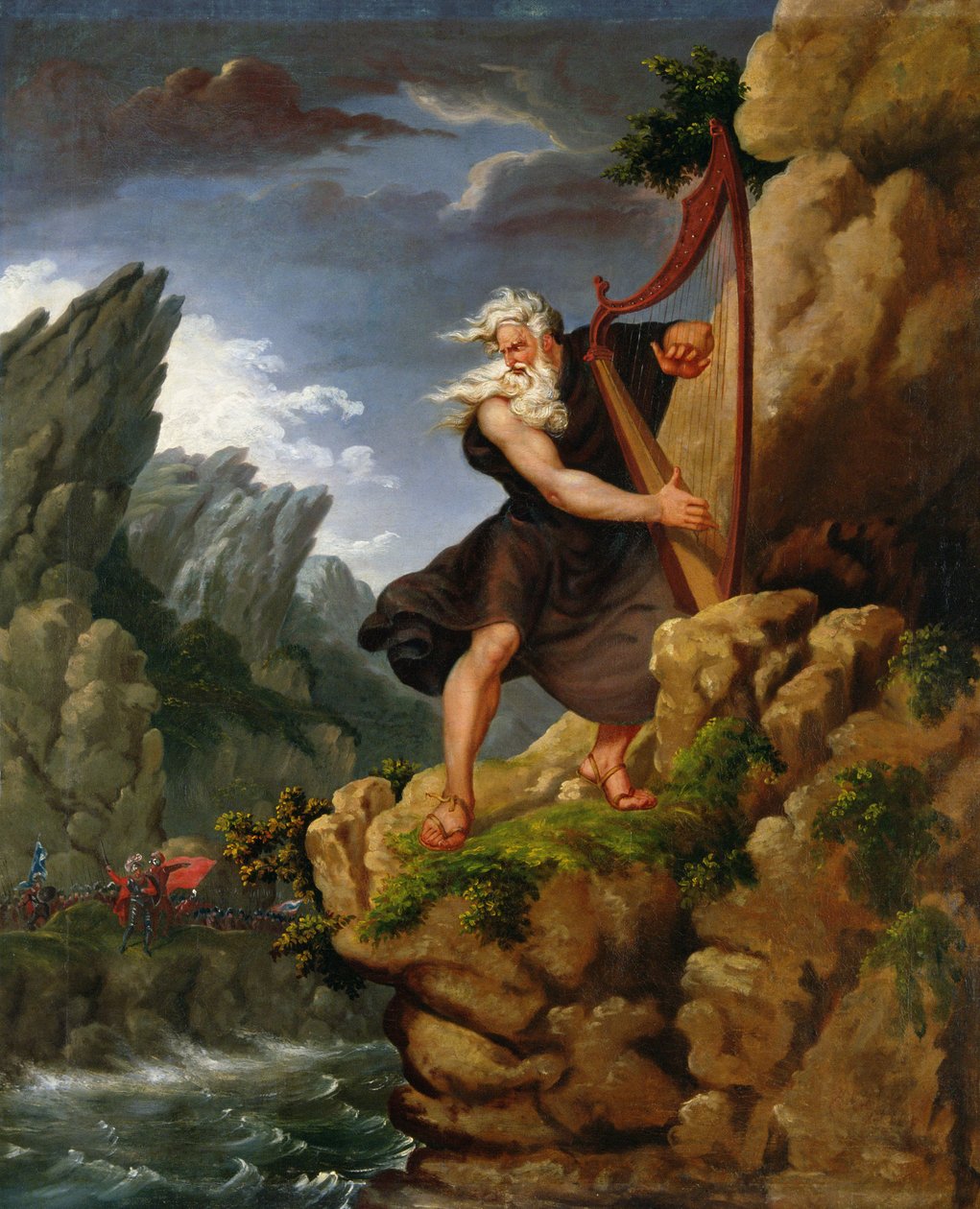 A bárd, Philip James de Loutherbourg (1740-1812) eredetije után. alkotó: J. Harrison