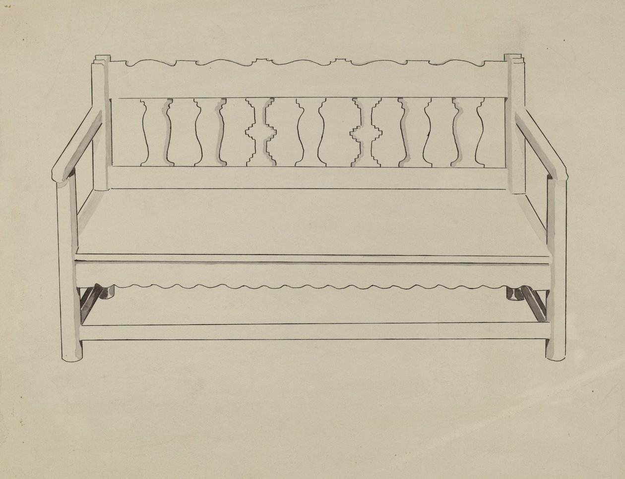 Church Pew alkotó: J. Henry Marley