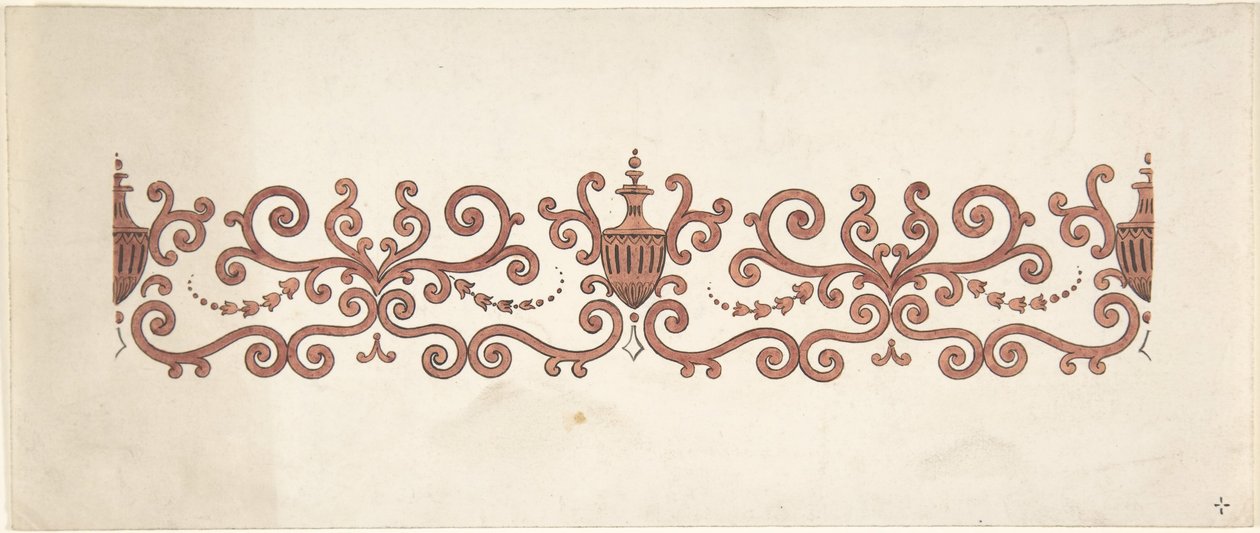 Paneldekorációs terv, 1828-40. alkotó: J Hulme