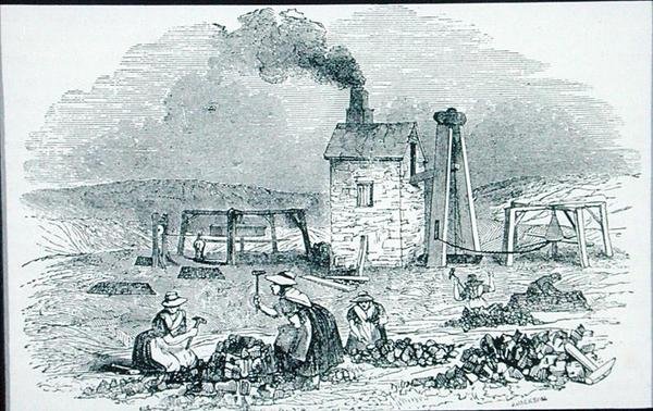 Rézércek törése és válogatása a "Cyclopaedia of Useful Arts & Manufactures"-ból, szerkesztette Charles Tomlinson, 1880-as évek körül (metszet) alkotó: J. Jackson