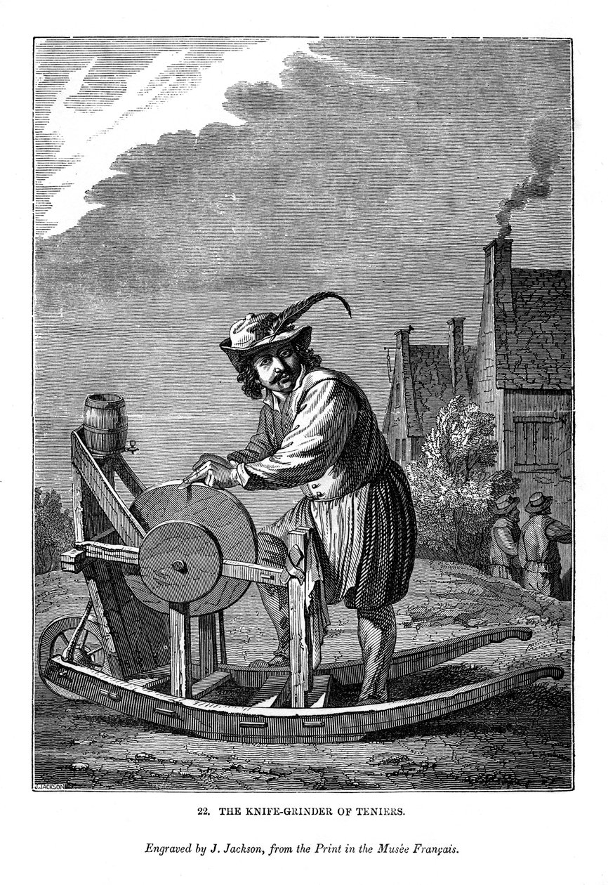 Teniers késcsiszolója, 1630-1690, 1843 alkotó: J. Jackson