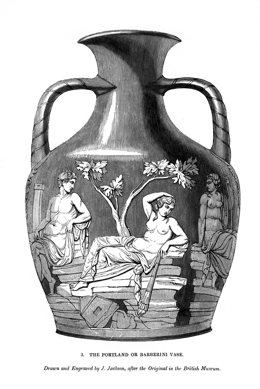 A Portland vagy Barberini váza, 1843 alkotó: J. Jackson