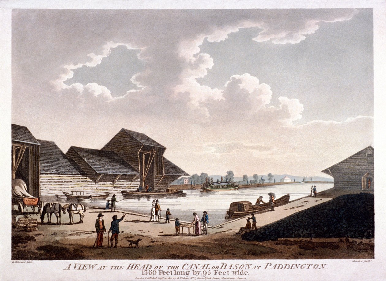 Bayswater, Paddington, London, 1801 alkotó: J Jeakes